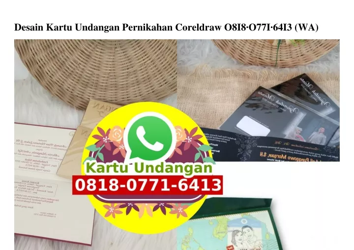 desain kartu undangan pernikahan coreldraw o8i8