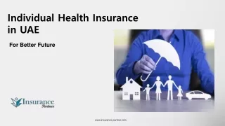 Buy Best Individual health insurance in UAE - Insurance Partner