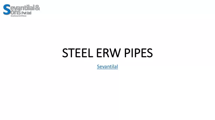 steel erw pipes