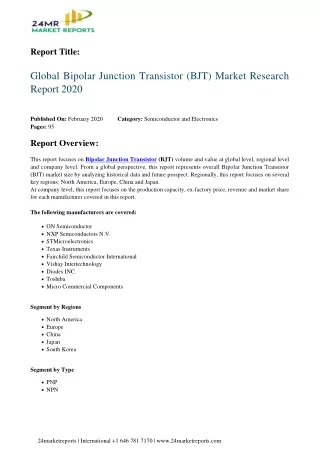 report title
