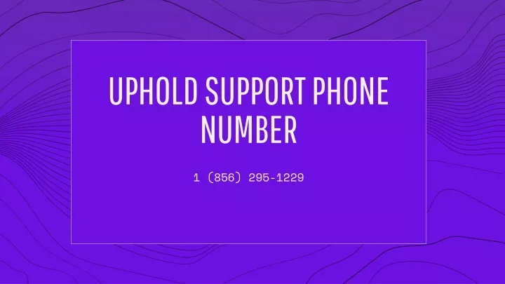 uphold support phone number