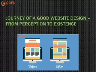 Journey of a Good Website Design – from Perception to Existence