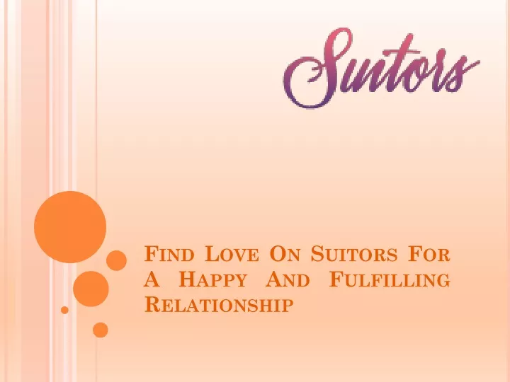 find love on suitors for a happy and fulfilling relationship