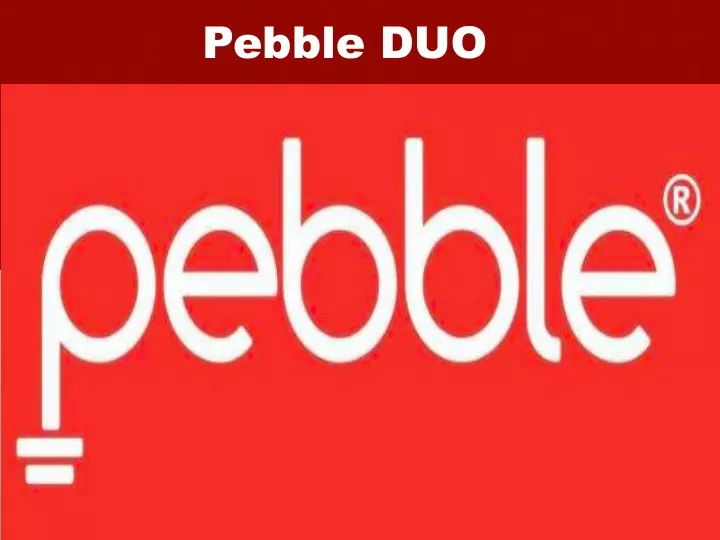 pebble duo