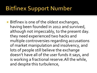 bitfinex support number