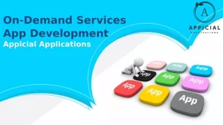 on demand services app development appicial