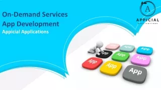 on demand services app development appicial