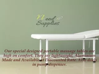 Lightweight Portable Massage Table