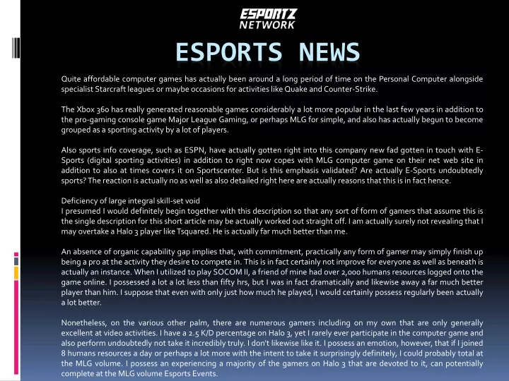 esports news