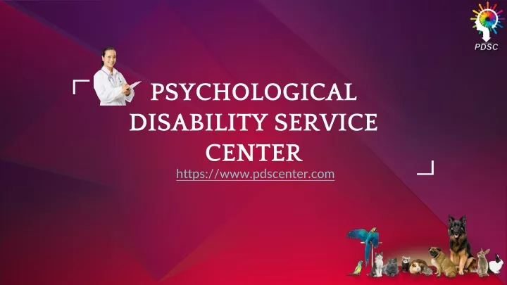 psychological disability service center