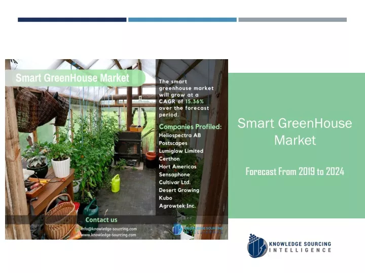smart greenhouse market forecast from 2019 to 2024