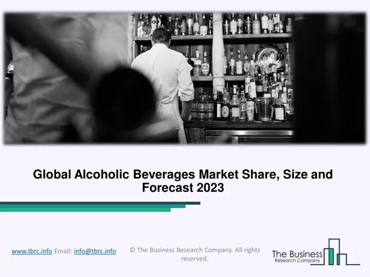 global alcoholic beverages market share size