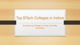 top btech colleges in indore