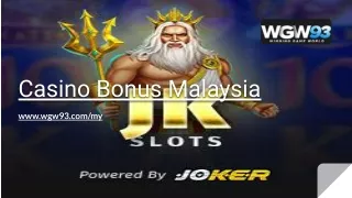 Casino Bonus Malaysia