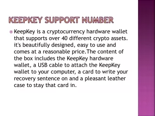 keepkey support number