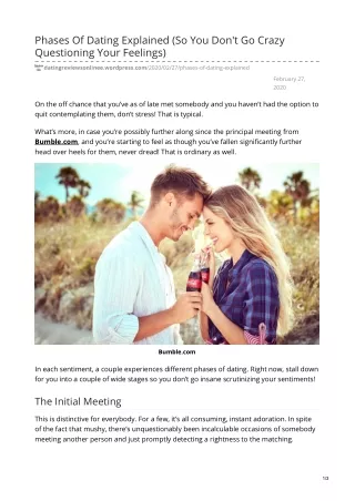 phases of dating explained so you don t go crazy