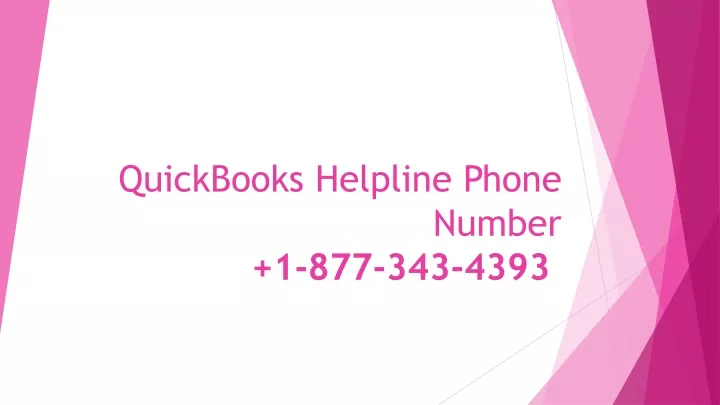 quickbooks helpline phone