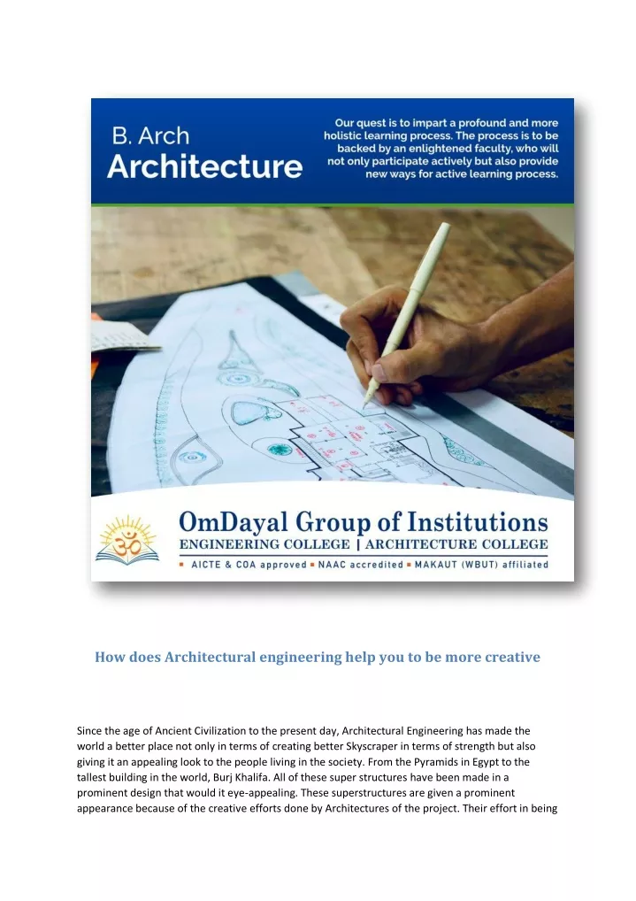 how does architectural engineering help