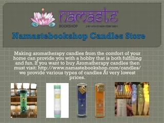namastebookshop candles store