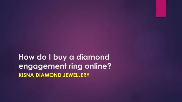 how do i buy a diamond engagement ring online