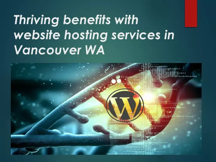 thriving benefits with website hosting services