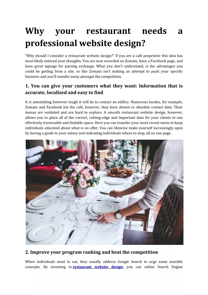 why professional website design