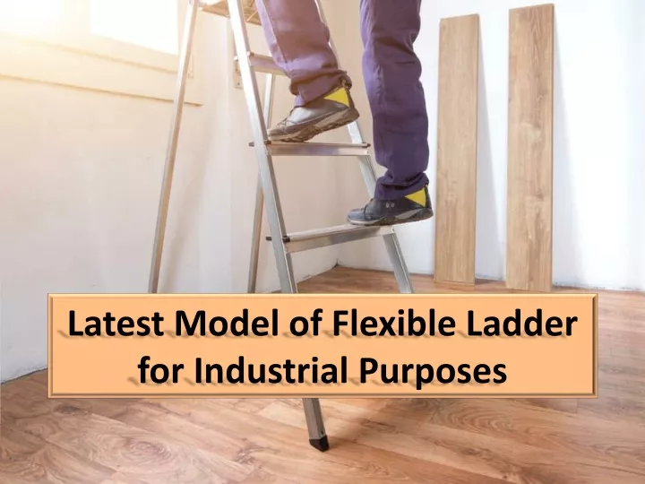 latest model of flexible ladder for industrial purposes