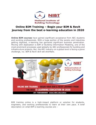 online bim training begin your bim revit journey