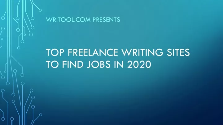 top freelance writing sites to find jobs in 2020