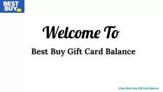 Best Buy Gift Card Balance Check Online | Best Buy Store Credit Balance