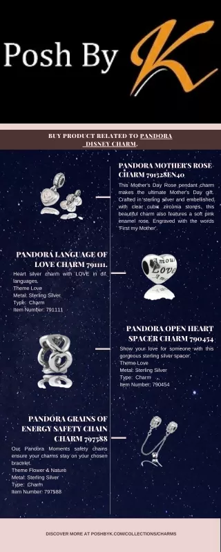 Pandora Disney Charm Collection - Posh By K