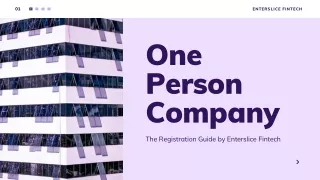 One Person Company Registration in India Guide
