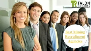 best mining recruitment agencies