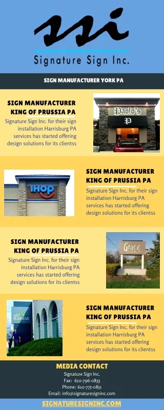 sign manufacturer york pa