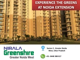 Nirala Greenshire 2 and 3 BHK | Ready To Move in Apartments‎