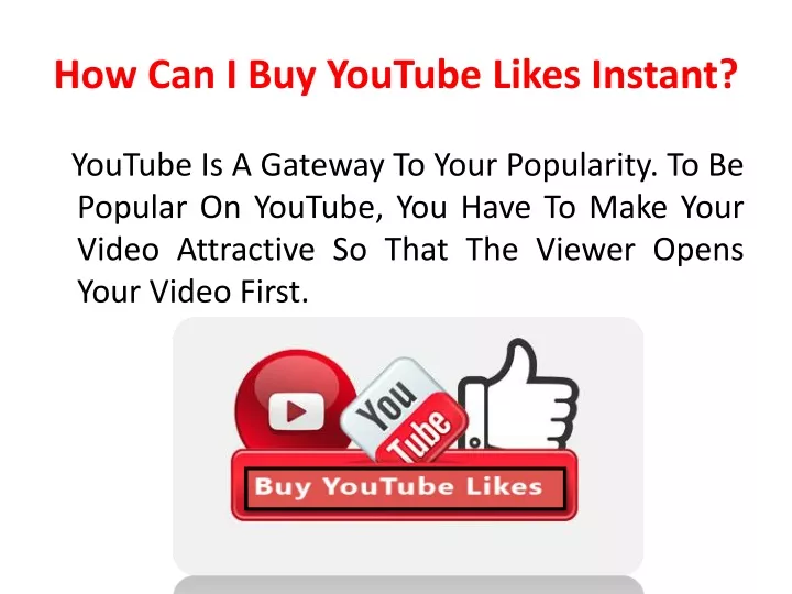 how can i buy youtube likes instant