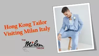 Traveling Tailor Milan Italy | Tailors In Milan