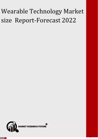 wearable technology market size report forecast