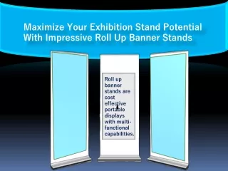 maximize your exhibition stand potential with