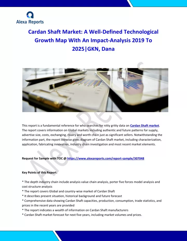 cardan shaft market a well defined technological
