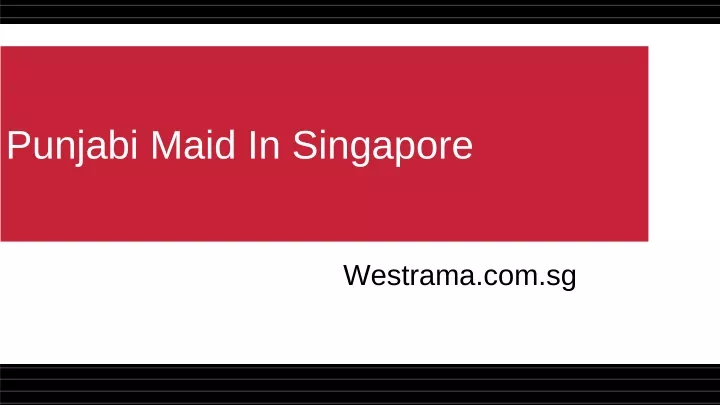punjabi maid in singapore
