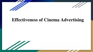 UAE Cinema Advertising