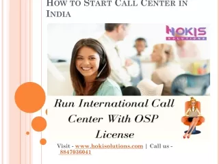 Apply Call Center License in India | Document's Required to Start KPO/BPO