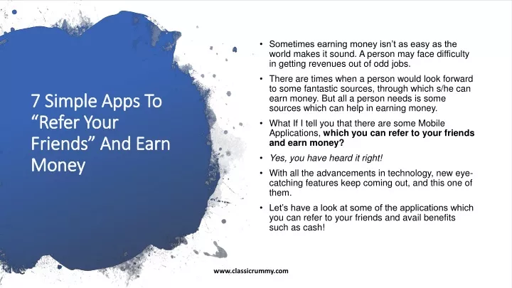 7 simple apps to refer your friends and earn money
