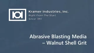 abrasive blasting media walnut shell grit