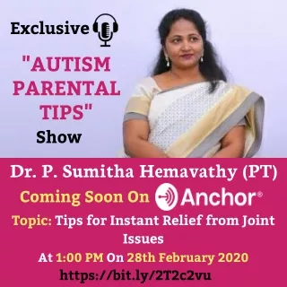 Coming Soon on Anchor - Tips for Instant Relief from Joint Issues | Physiotherapy Centres Near Me in Hulimavu, Bangalore