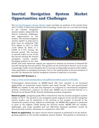 the inertial navigation system market report