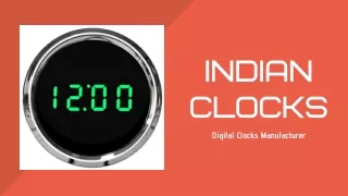 Digital Clocks Manufacturer in chennai