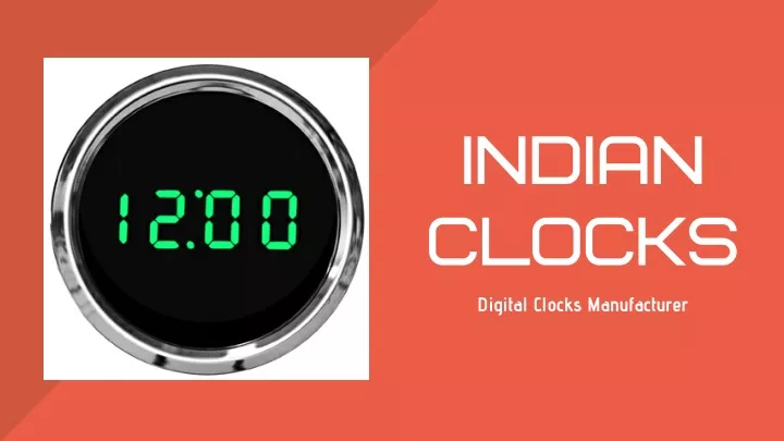 indian clocks