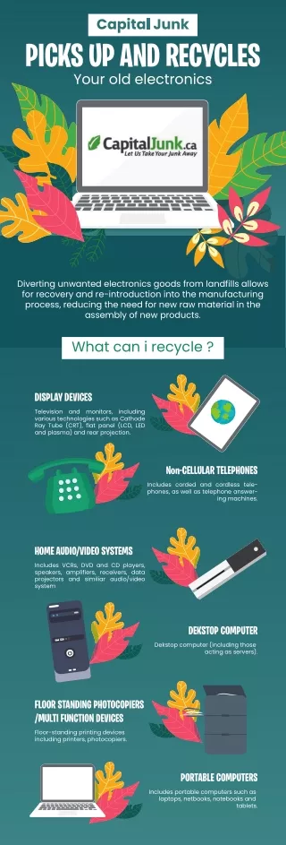 picks up and recycles your old electronics